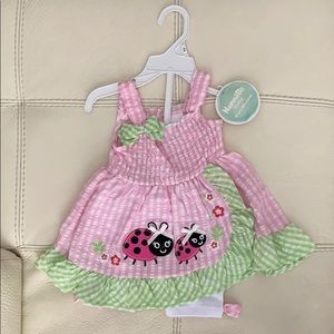 Nannette Baby Ladybug Dress